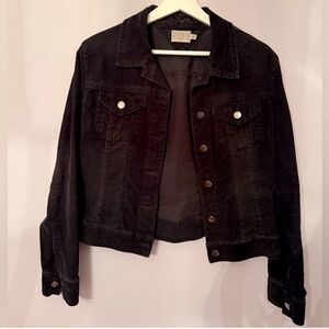 Vintage Tommy Hilfiger Black corduroy Jacket size M ❤️